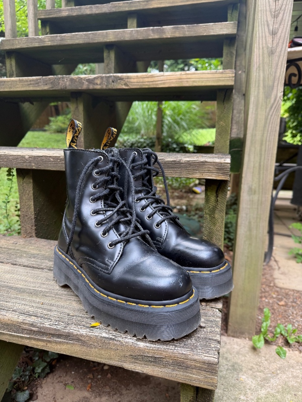 JADON BOOT SMOOTH LEATHER PLATFORMS